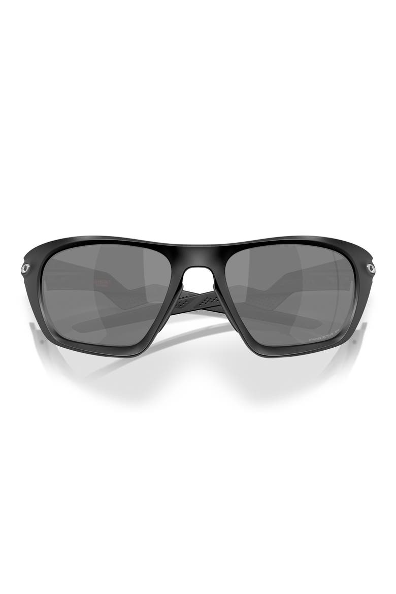Lateralis 60mm Prizm™ Polarized Rectangular Sunglasses, Main, color, MATTE BLACK