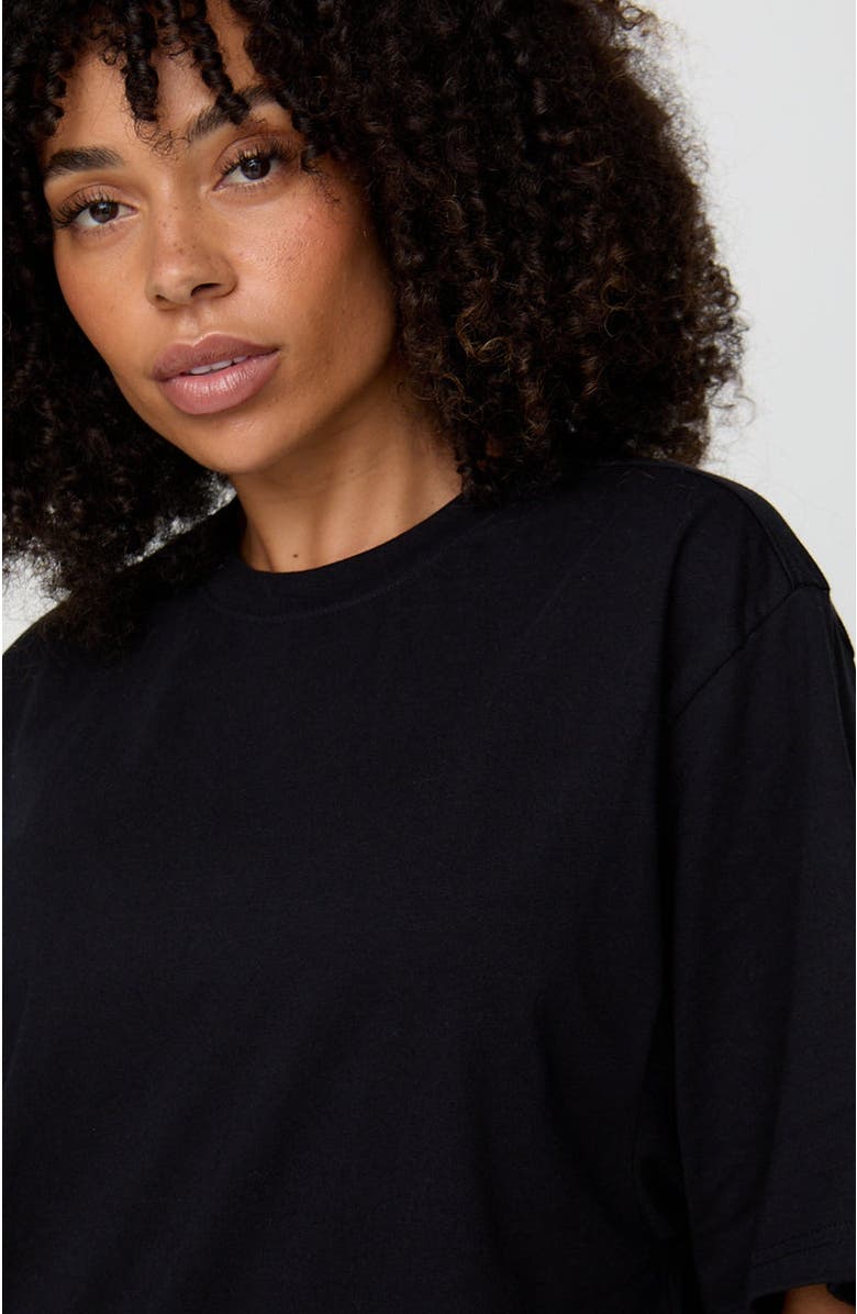 Turtledove London Organic Cotton Ruby Maxi Dress, Alternate, color, Black