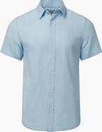 Onia Standard Short Sleeve Linen Shirt