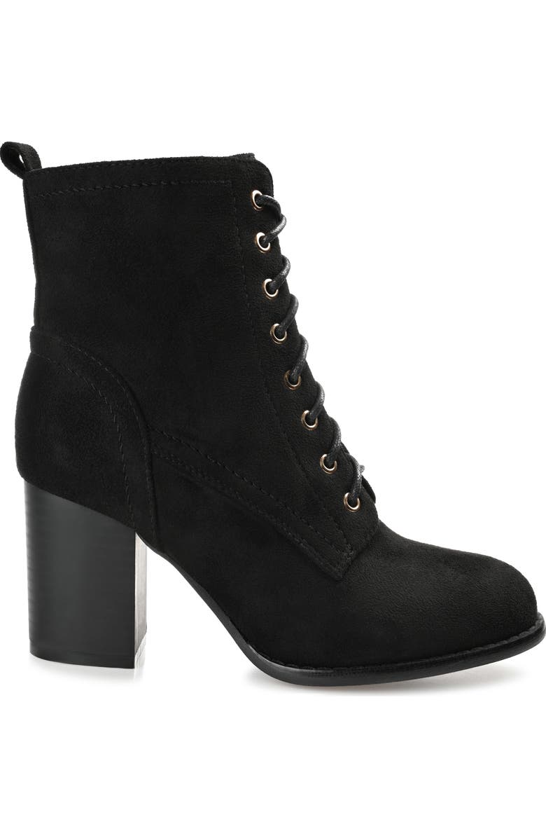 Journee Collection JOURNEE Baylor Lace-Up Boot, Alternate, color, Black