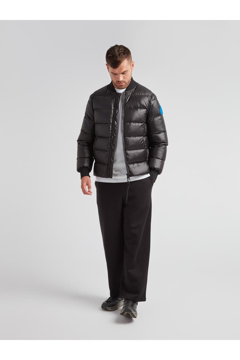 Vortex Long Sleeve Bomber Jacket, Alternate, color, BLACK