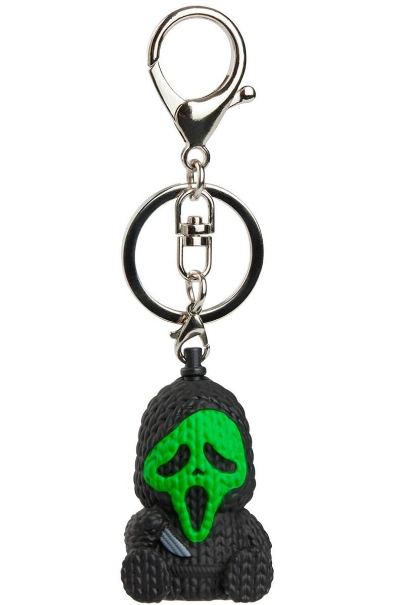 Handmade By Robots Ghost Face 006 Fluorescent Green Micro Charm, Main, color, Multicolor