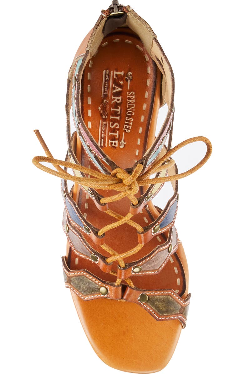 L'Artiste by Spring Step Artdeco Strappy Sandal, Alternate, color,