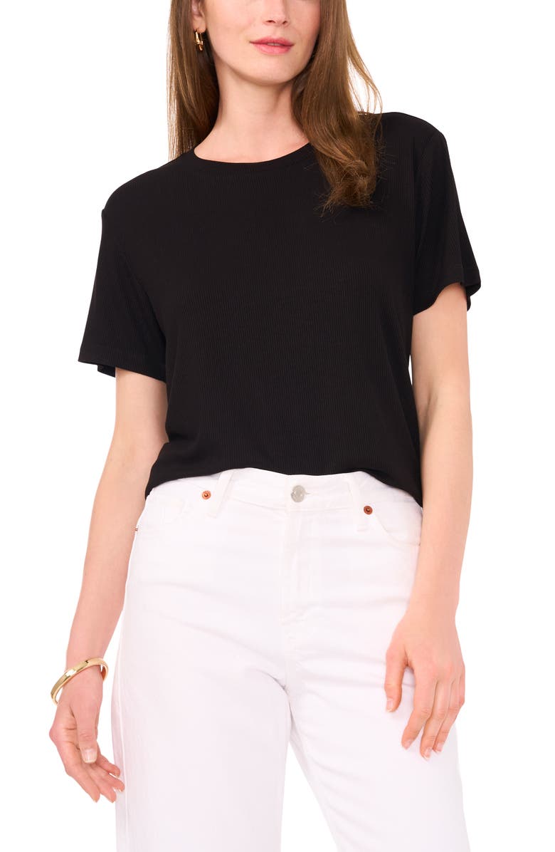 1.STATE Rib Jersey Boxy Crop T-Shirt, Alternate, color, Rich Black