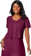 Jessica London Crochet Shrug