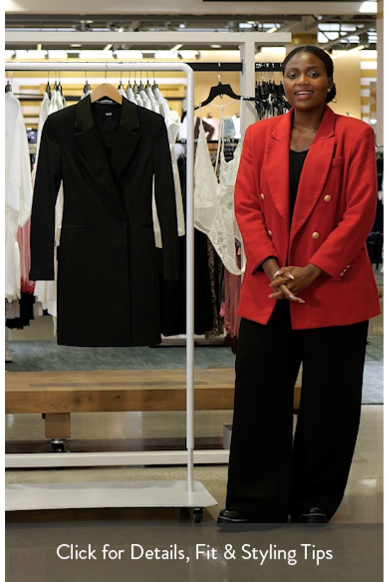 Dackea Long Sleeve Blazer Minidress video
