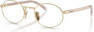 Prada 49mm Oval optical glasses