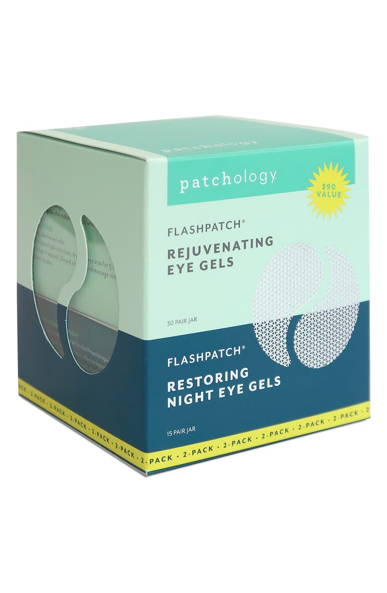 Patchology FlashPatch Rejuvenating Eye Gels & Restoring Night Eye Gels Duo $90 Value, Alternate, color,