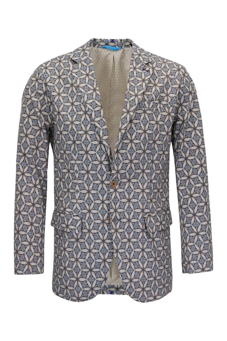 Tribal Mens Tailored Blazer, Alternate, color, TRIBAL NATURAL