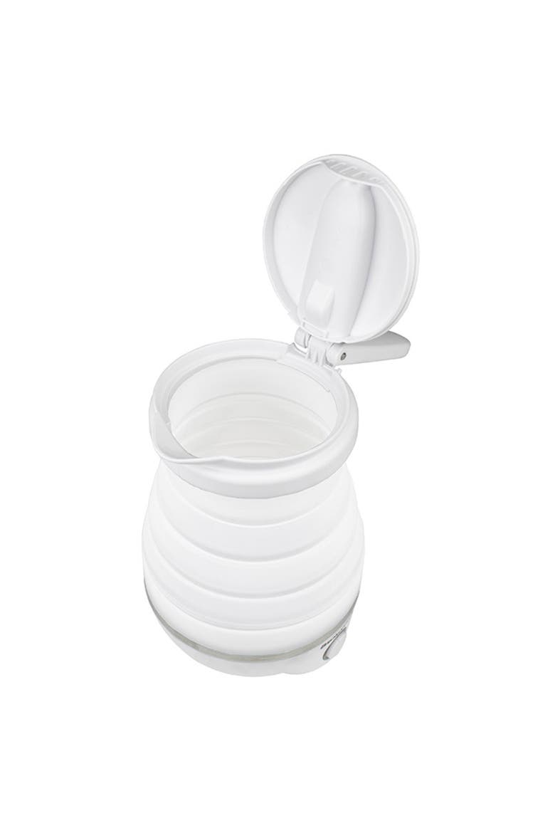 Dual Voltage 3.3 Cup Collapsible Travel Kettle, Alternate, color, White