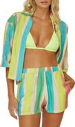 PQ SWIM Blake Button-Up Cover-Up Shirt