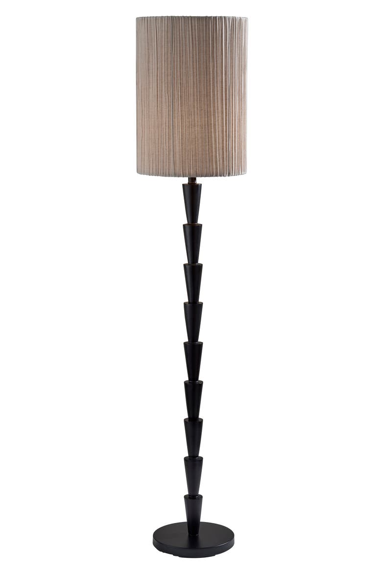 Amos Floor Lamp, Main, color, BLACK