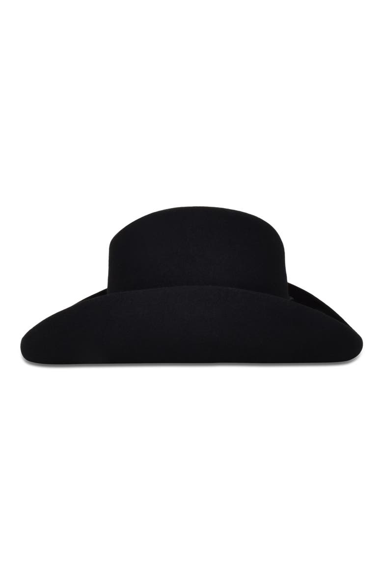 Belle Felt Western Hat, Alternate, color, BLACK