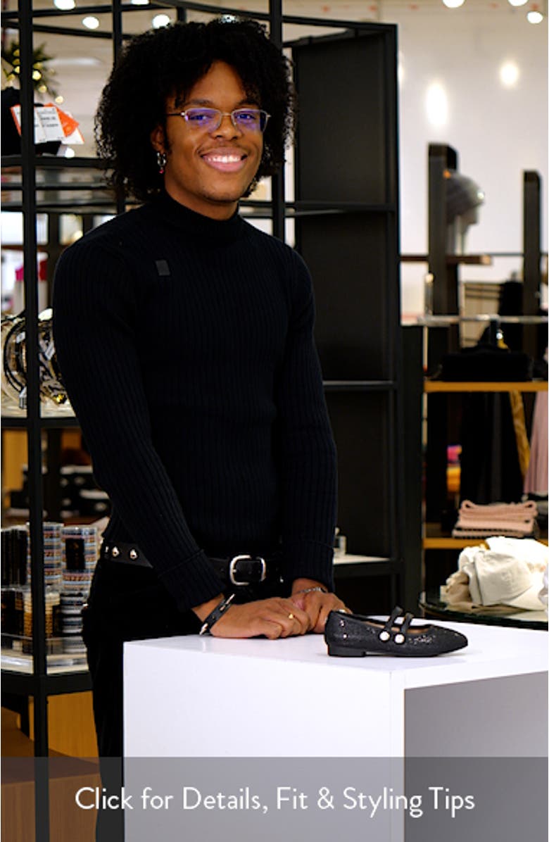 Kids' Maeve Button Mary Jane Flat, sales video thumbnail