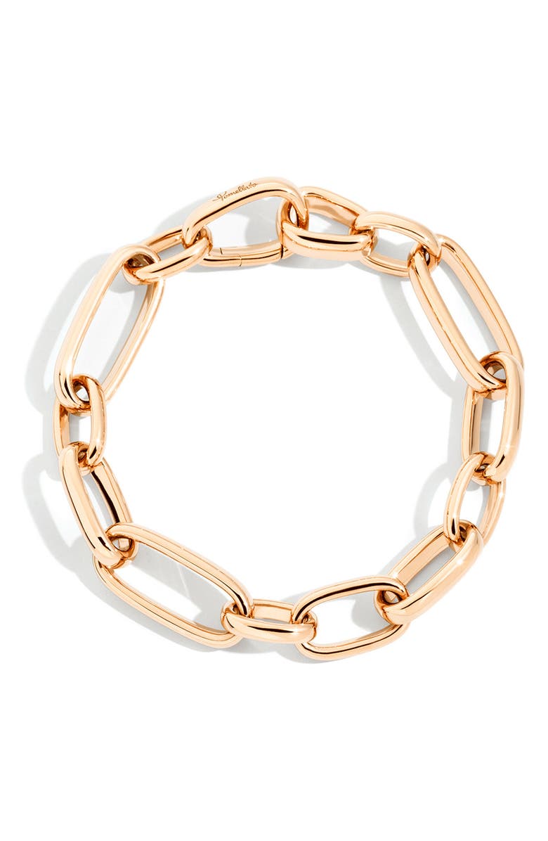 Pomellato Iconica Extraslim Chain Bracelet, Main, color, 18Krg