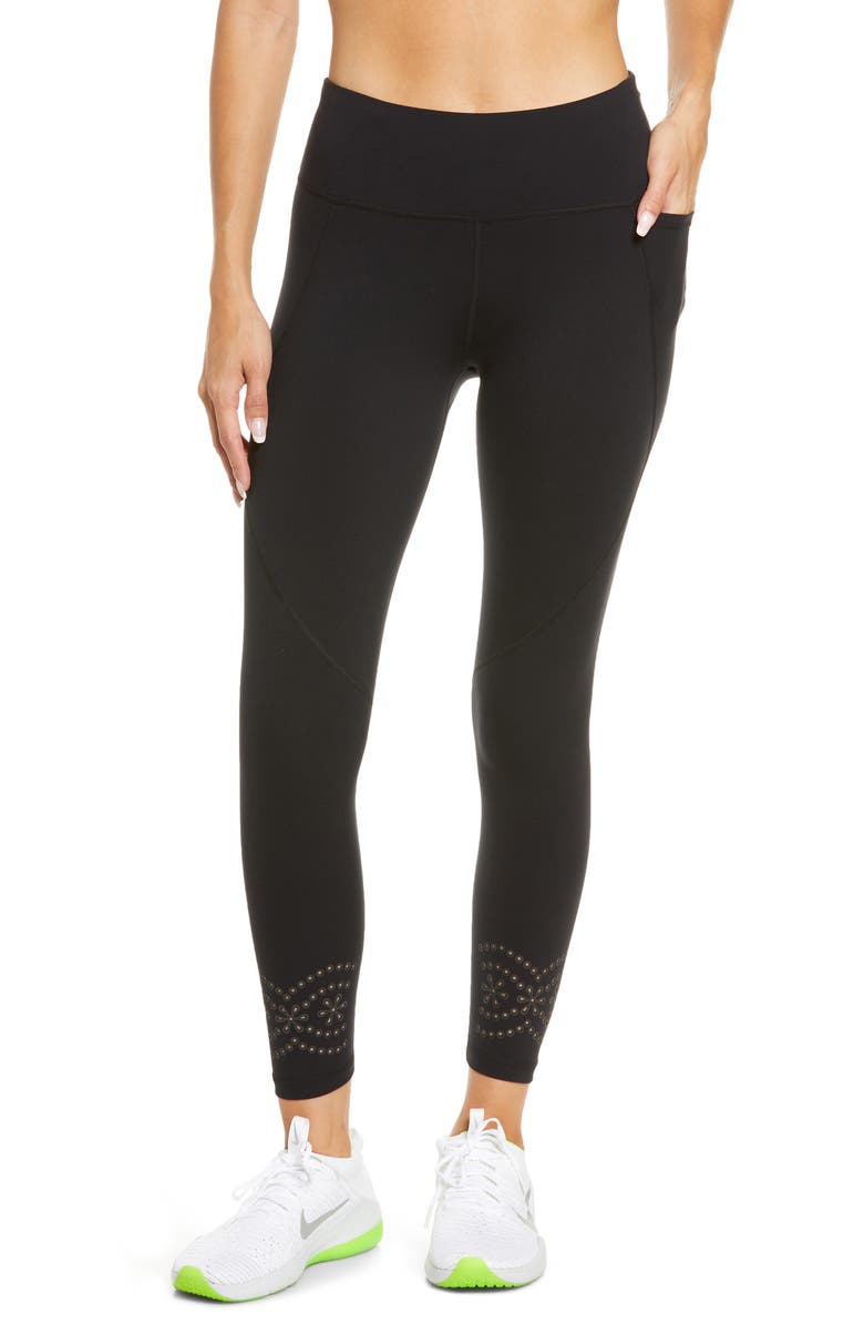 Sweaty Betty Power Laser Cut Ankle Leggings, Main, color,