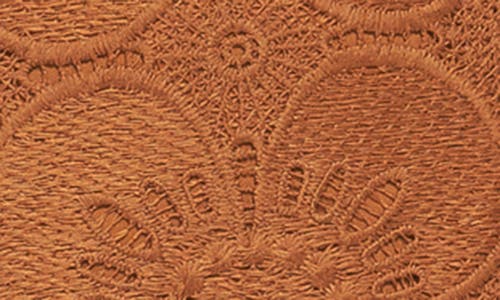 Flying Tomato Floral Lace Minidress In Brown