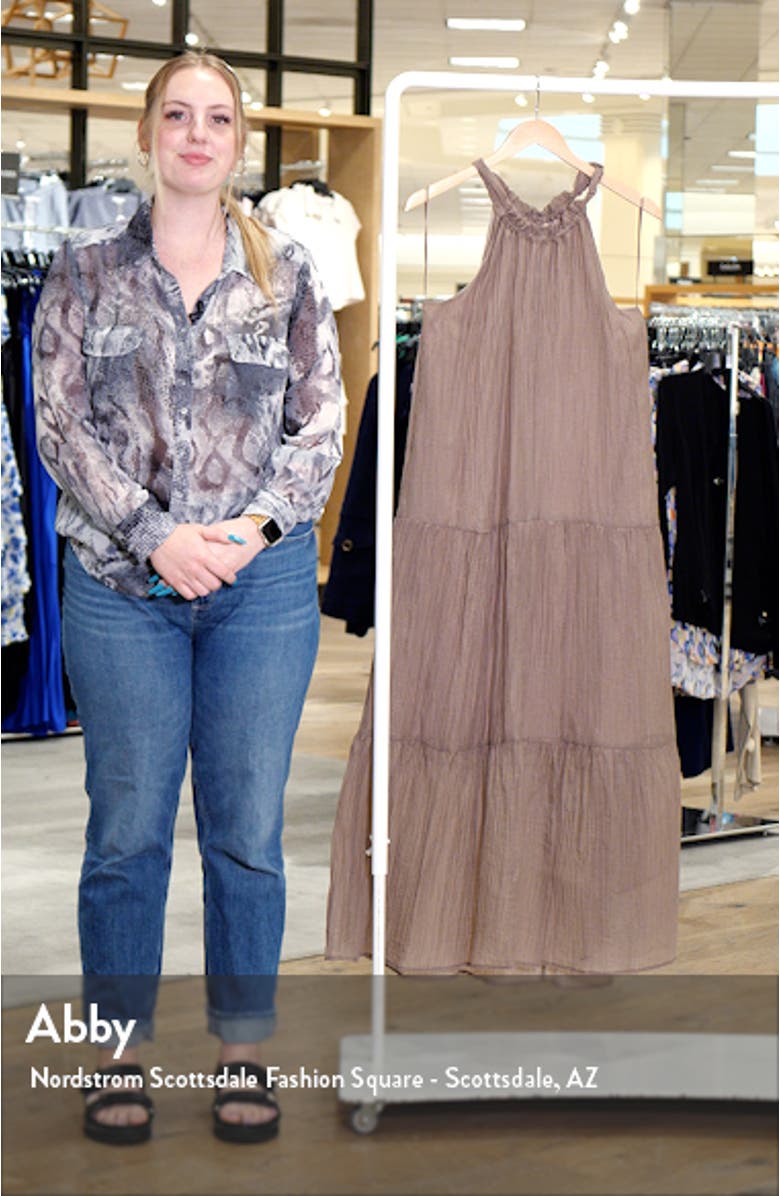 Sleeveless Tiered Maxi Dress, sales video thumbnail