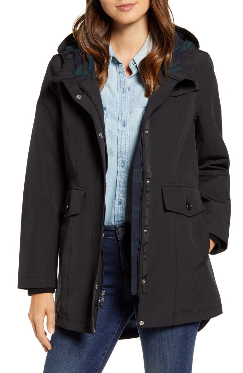 Pendleton Port Madison Hooded Raincoat, Main, color, 