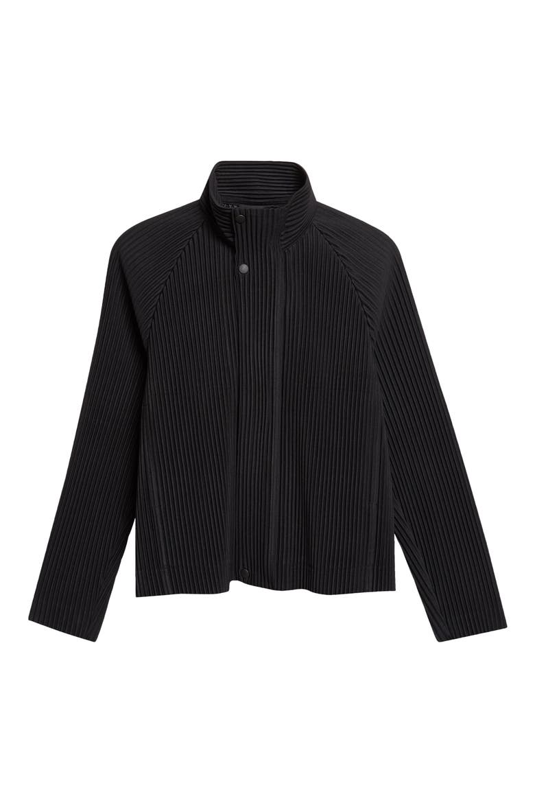 Tailored Pleats 1 Jacket, Main, color, BLACK