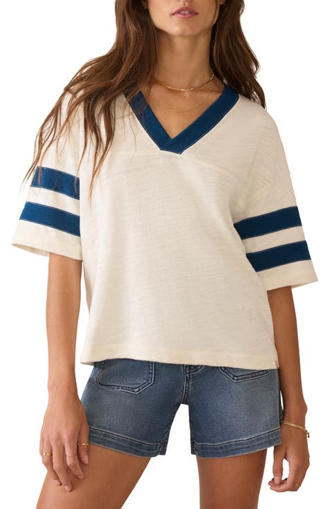 Varsity Stripe Organic Cotton T-Shirt