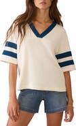 Faherty Varsity Stripe Organic Cotton T-Shirt