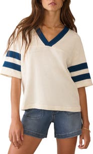 Faherty Varsity Stripe Organic Cotton T-Shirt