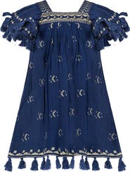Mer St. Barth Mini Sandrine Womens Dress Galaxy Embroidery