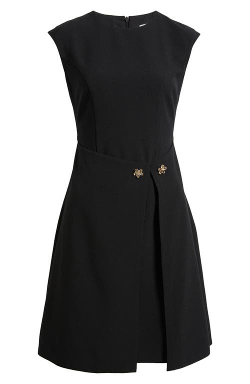 Eliza J Sleeveless A-line Dress In Black