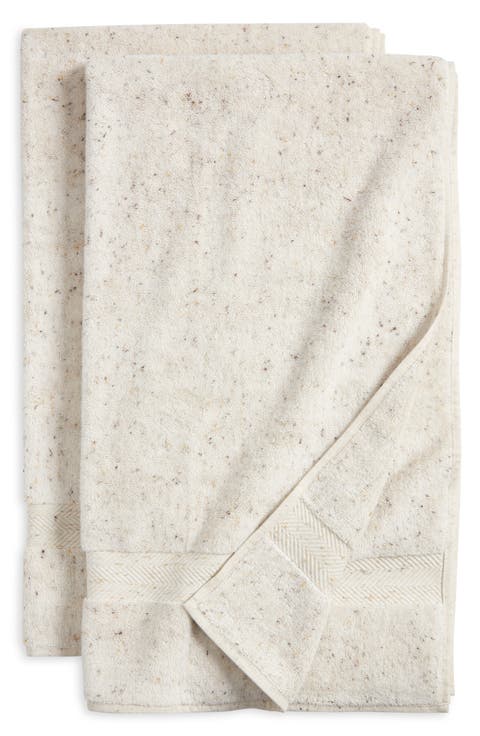 Speckle Set of Two Cotton Bath Towels