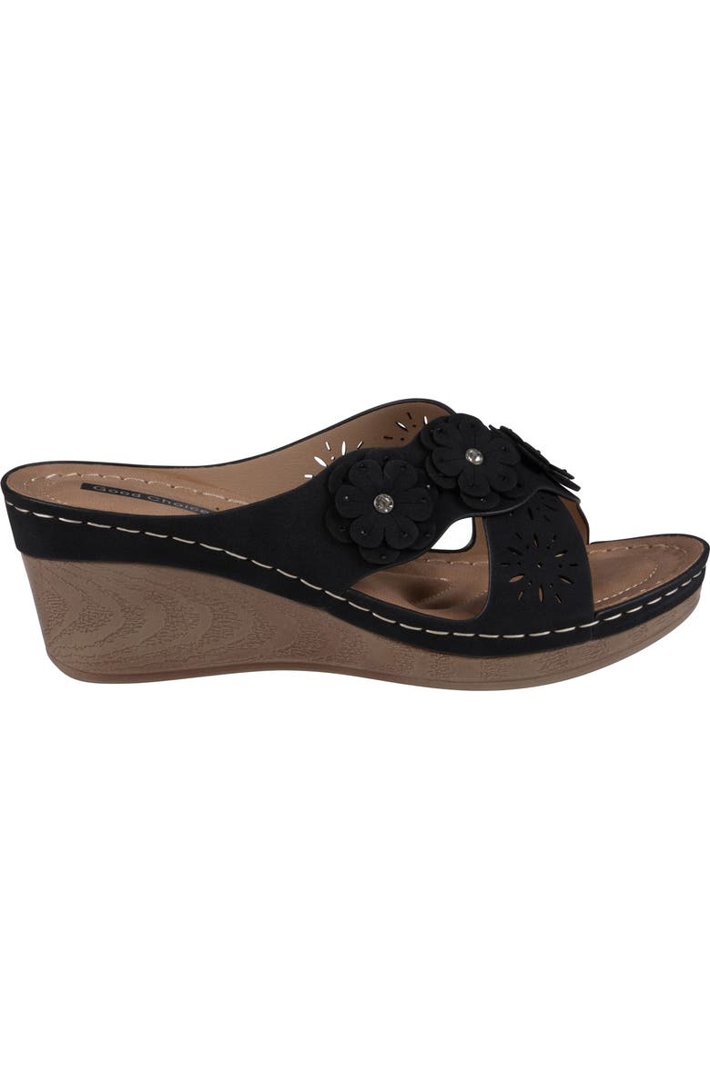 GOOD CHOICE NEW YORK Miller Platform Wedge Slide Sandal, Alternate, color,