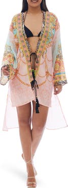 RANEES Print Cover-Up Duster