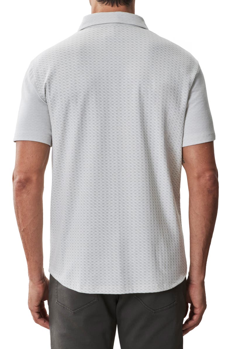 Robert Barakett Booker Short Sleeve Knit Button-Up Shirt, Alternate, color, Shadow Green