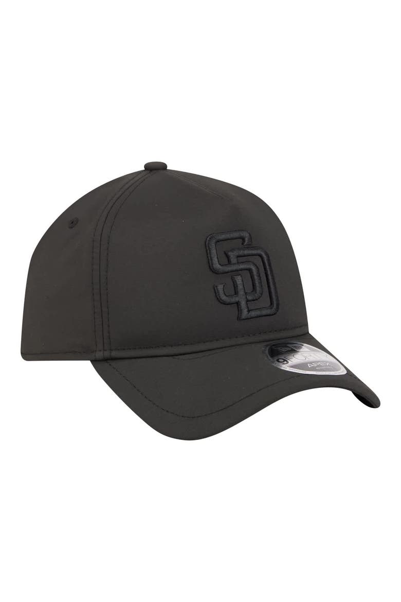 Men's New Era  Black San Diego Padres Injection Apex 9FORTY Adjustable Hat, Alternate, color, Black