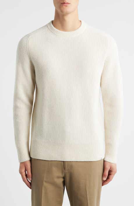 MERZ B SCHWANEN Wool & Cashmere Rib Crewneck Sweater