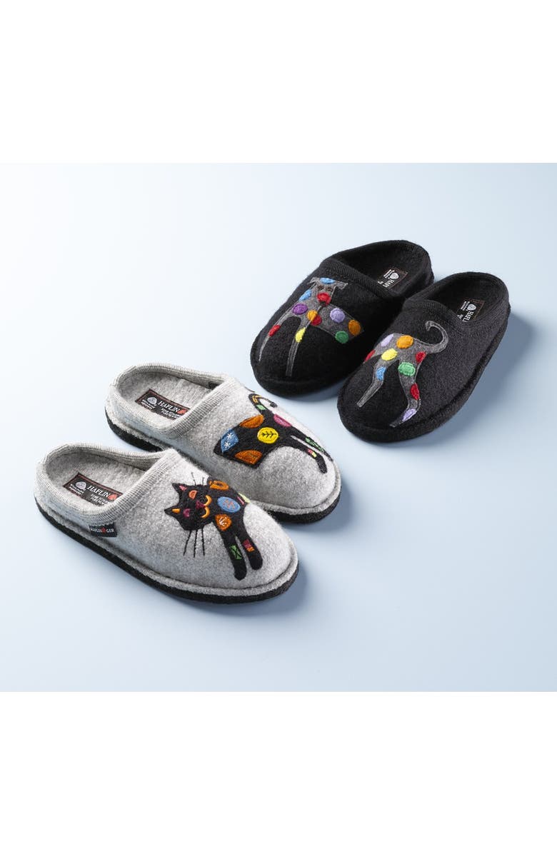 Haflinger 'Cat' Slipper, Alternate, color,