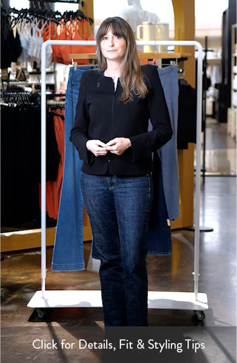 Ottoman Stretch Cotton Short Jacket, sales video thumbnail