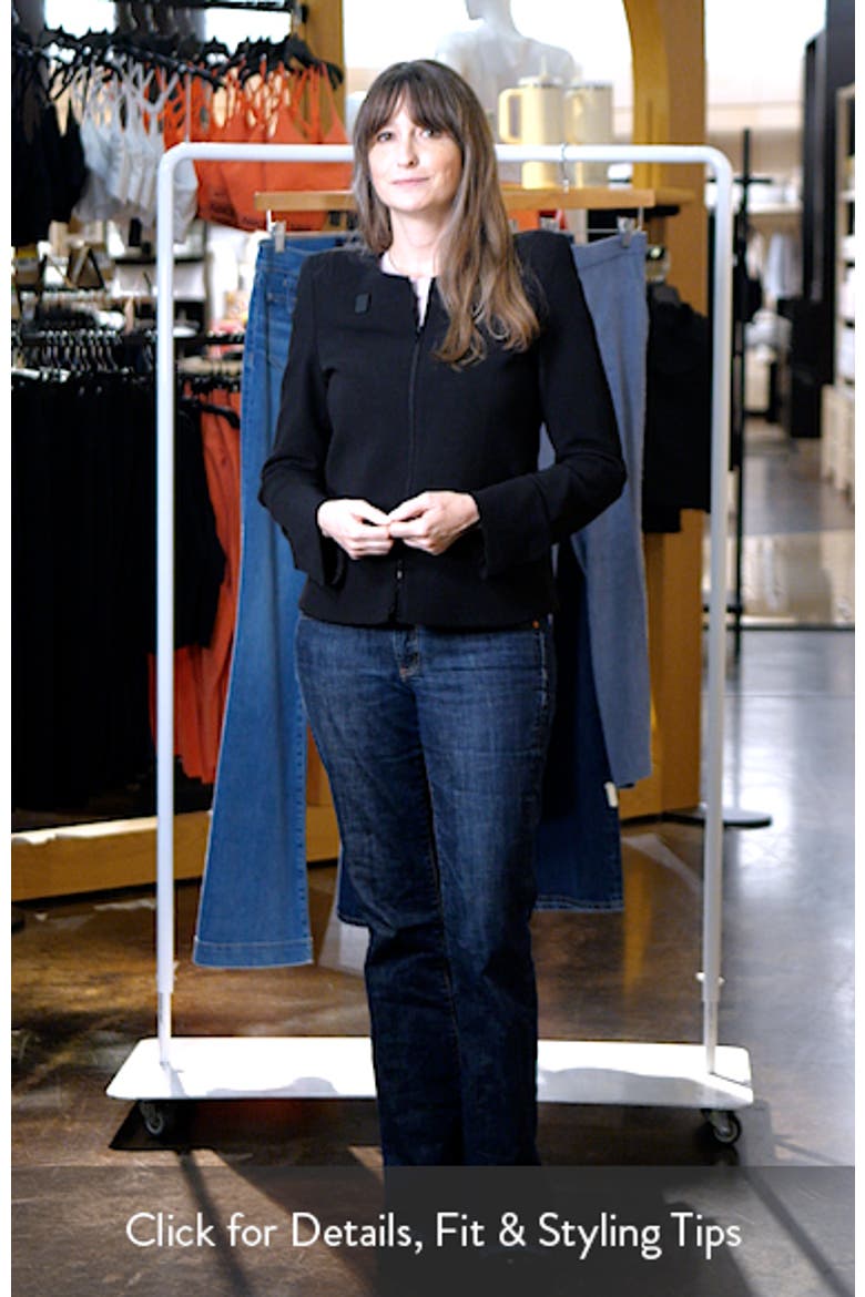 Ottoman Stretch Cotton Short Jacket video