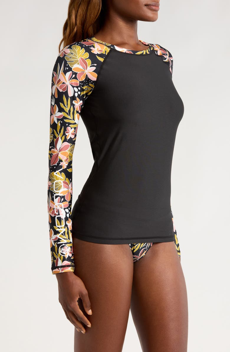 Volcom Fronds Forever Long Sleeve Rashguard, Alternate, color, 