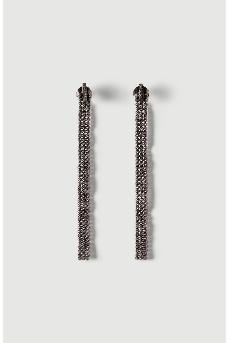 Sterling Silver cascade earrings, Main, color, Silver