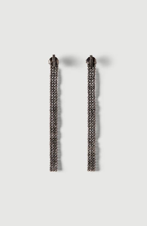 Sterling Silver cascade earrings