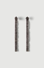 Brunello Cucinelli Sterling Silver cascade earrings