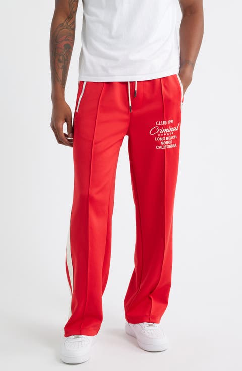 Pintuck Track Pants