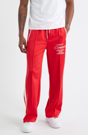 Pintuck Track Pants