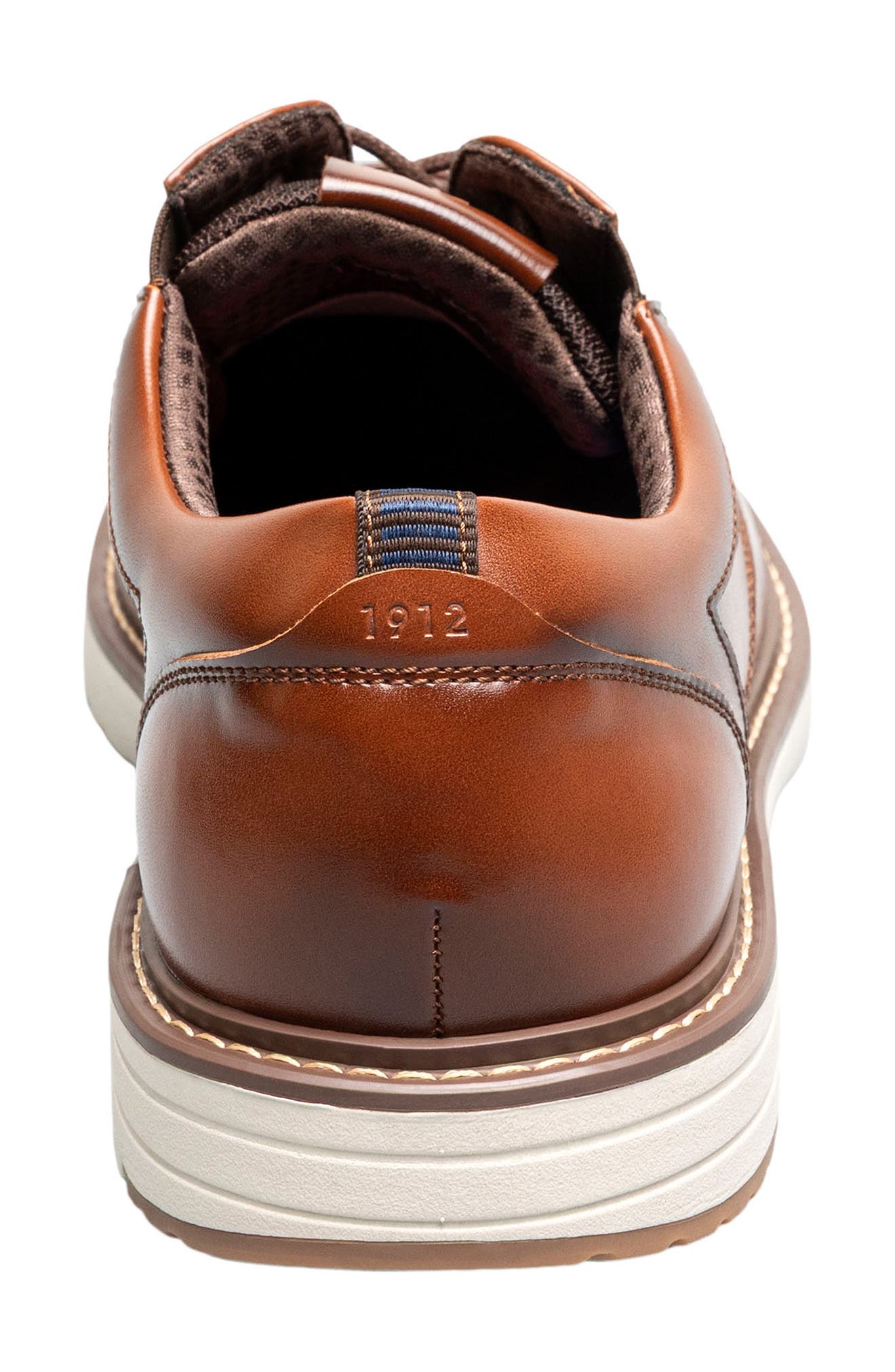 Gates Moc Toe Derby - Wide Width Available, Alternate, color, COGNAC MULTI