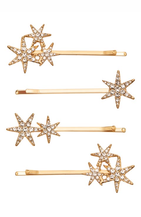 Kids' 4-Pack Super Sparkle Hair Clips (Big Kid)