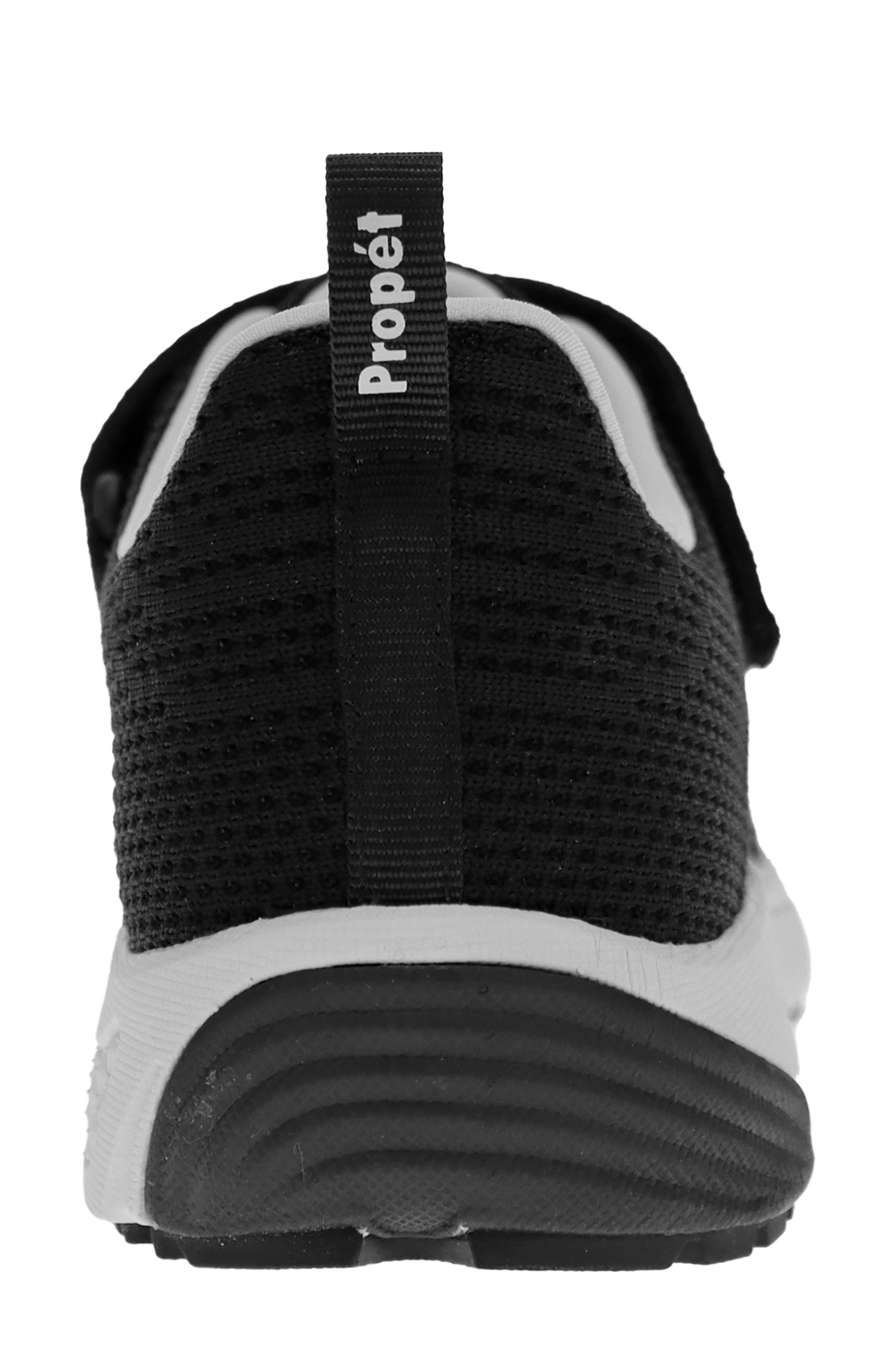 Propét Tour Knit FX Sneaker, Alternate, color, Black