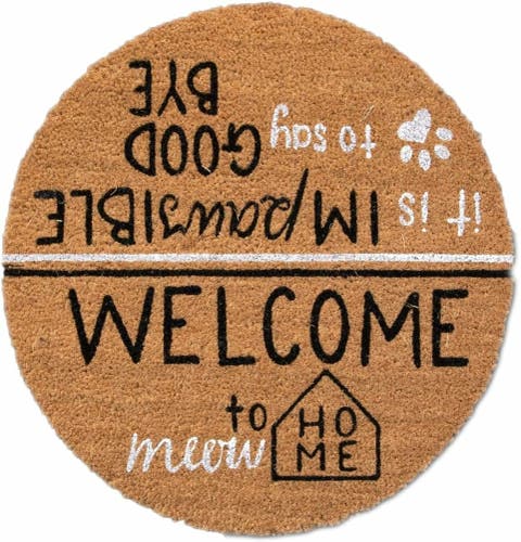 Round Core Refill For 24 X 24" Convertible Entrance Mat, Hello & Goodbye