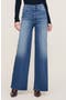 Hepburn High Waist Wide Leg Jeans