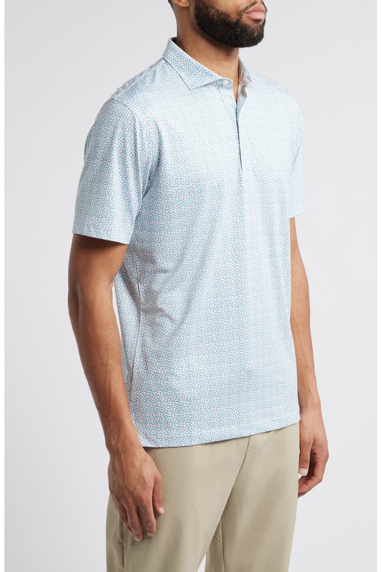 Springwood Scatter Print PREP-FORMANCE Golf Polo, Alternate, color, PORTO PINK
